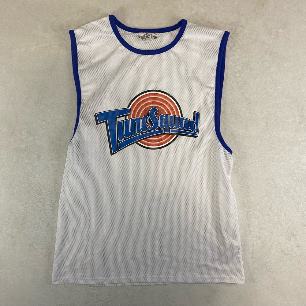 Primark Space Jam White Tune Squad Plain Jersey size XL